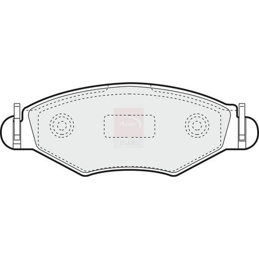 Apec Front Brake Pad Set fits Citroën Xsara 1997-2005 1.4