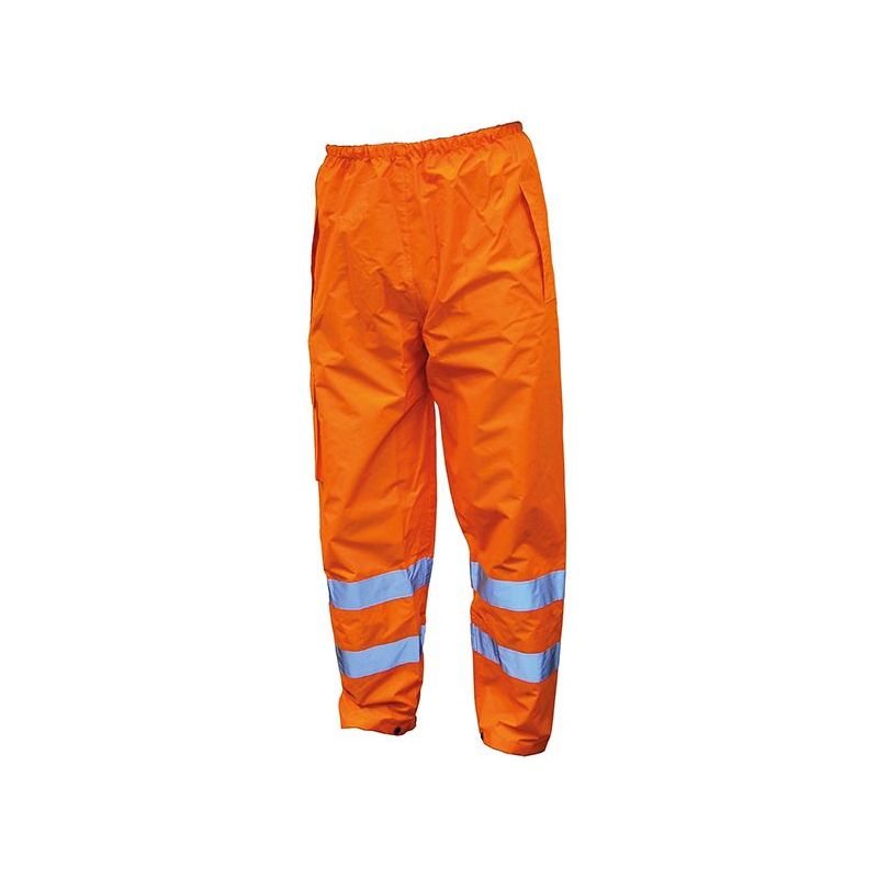 Scan Hi-Vis Orange Motorway Trousers - L (40in) Scan - Dynamic Drive