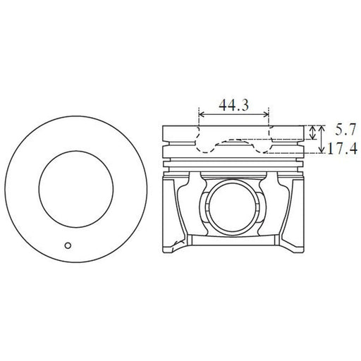 FAI Piston Cylinder Bore =