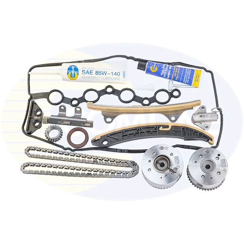 Comline Timing Chain Kit Set 162 Links fits Hyundai Accent IV 2010 on 1.4