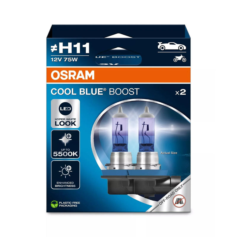 Osram 75W Halogen Bulb 62211CBB-2HB Hyper White Light