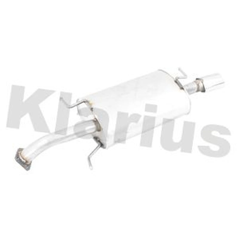 Klarius Box With Tail Pipe Rear fits Volvo S40 I 2001-2003 1.8