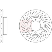 Apec Front Brake Perforated/Vented Discs & Pads fits Porsche 911 2001-2005 3.6