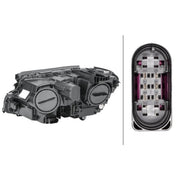 Hella Headlight Headlamp H7/H7 Right fits Mercedes-Benz E-Class 2016-2023