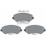 Textar Front Brake Pad Set 2363801