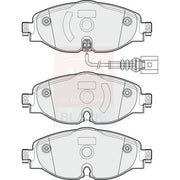 Apec Black Front Brake Pad Set fits Audi A1 2018 on
