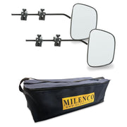 Milenco Grand Aero 3 Towing Mirror - Flat (Twin Pack) - With Storage Bag Case Milenco  - Dynamic Drive