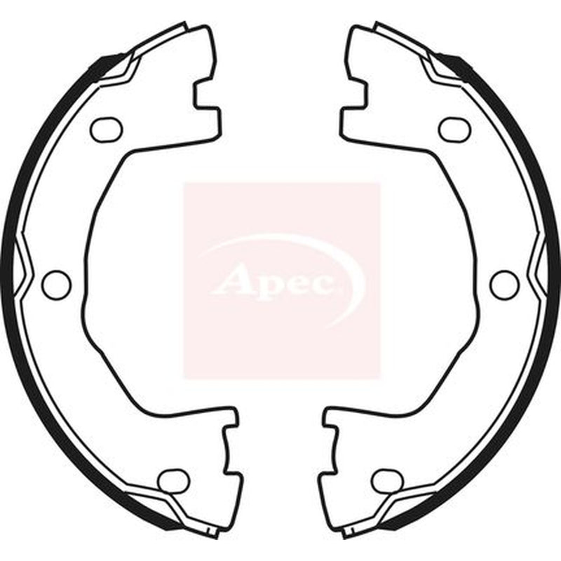 Apec Parking Brake Shoe Set fits Iveco Daily III 1999-2006