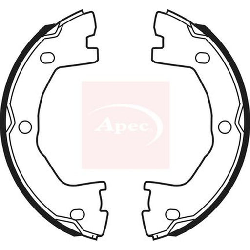 Apec Parking Brake Shoe Set fits Iveco Daily III 1999-2006
