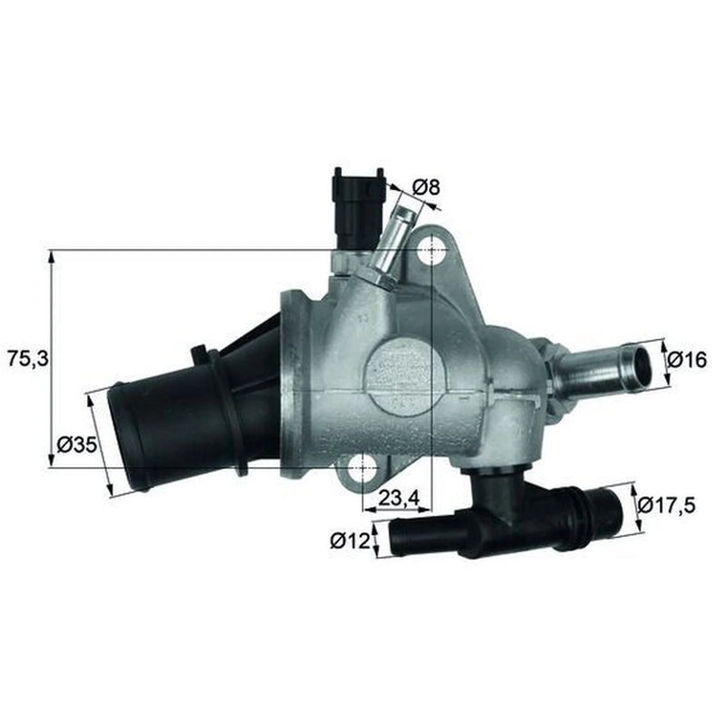 Mahle Thermostat,Coolant fits Alfa Romeo Giulietta 2010-2016 1.8