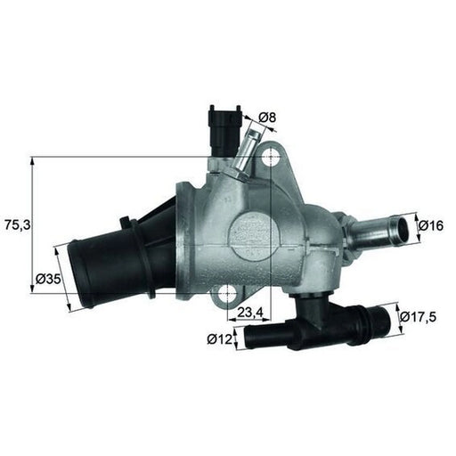 Mahle Thermostat,Coolant fits Alfa Romeo Giulietta 2010-2016 1.8