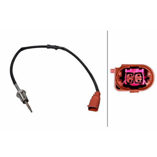 Hella Exhaust Gas Temperature Sensor after soot particulate filter fits VW Cc B7