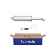 Hella End Silencer Rear fits Opel Astra G 2002-2005 2.0