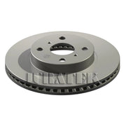 Juratek Front Brake Vented Discs & Pads fits Toyota Yaris/Vitz 2005-2020 1.0