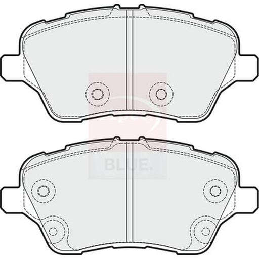Apec Front & Rear Brake Discs & Pads fits Ford Fiesta VI 2013-2017 1.6