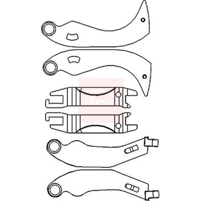 Apec Brake Slack Adjuster Teeth fits Citroën Ax 1991-1996 1.4