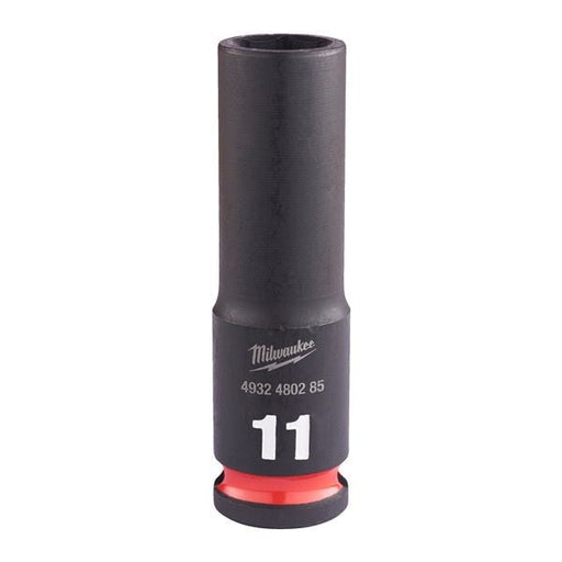 Milwaukee 11mm 3/8 Impact Socket Deep-1Pc Ne 4932480285 Milwaukee - Dynamic Drive