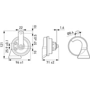 Hella Trumpet Style Car Horn