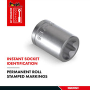 Teng Tools 3/8" TX-E Socket E16 Teng Tools - Dynamic Drive