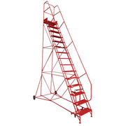Sealey Mobile Safety Steps 15-Tread MSS15 Sealey - Dynamic Drive