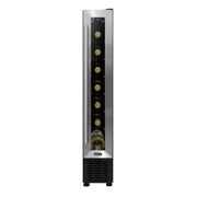Baridi Extra-Slim 7 Bottle Wine Fridge & Cooler 15cm - Stainless Steel Baridi - Dynamic Drive