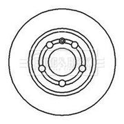 Borg & Beck Front Vented & Rear Vented Brake Discs & Pads fits VW Golf 1999-2006