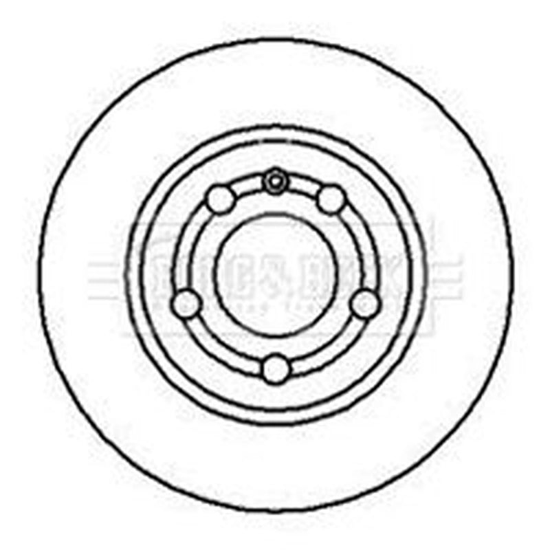 Borg & Beck Front Vented & Rear Vented Brake Discs & Pads fits VW Golf 1999-2006