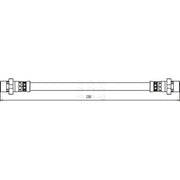 Apec Brake Hydraulic Hose Line inner HOS3961