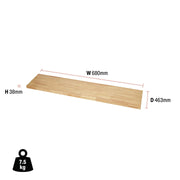 Draper BUNKER Modular Hardwood Worktop, 680mm 33180 Draper - Dynamic Drive