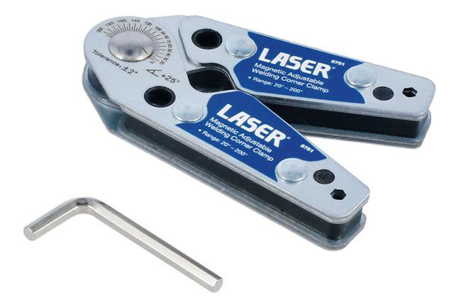 Laser Magnetic Adjustable Welding Corner Clamp - 8751 Laser - Dynamic Drive