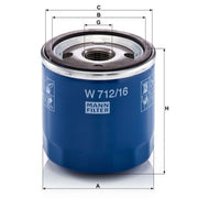 MANN-FILTER Service Kit with Air & Oil Filters fits Fiat Punto 1999-2012
