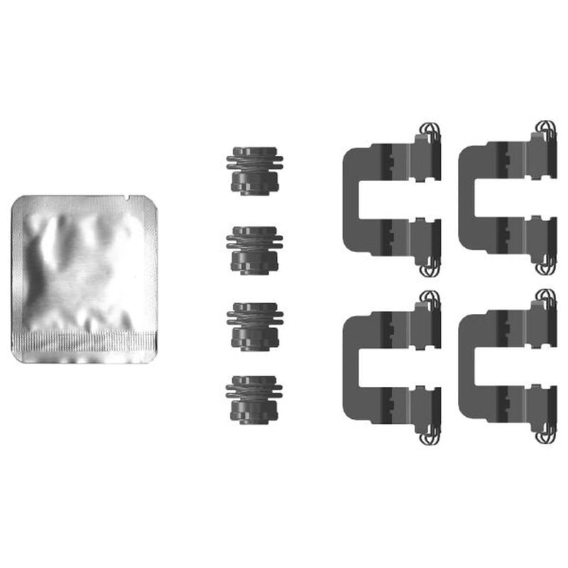 Mintex Brake Pad Accessory Fitting Kit Rear fits Honda Hr-V 2015 on 1.5 1.6