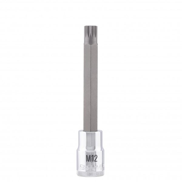 Carlyle Tools 1/2Dr M12 Multspline Bit 90mm Long - image 1