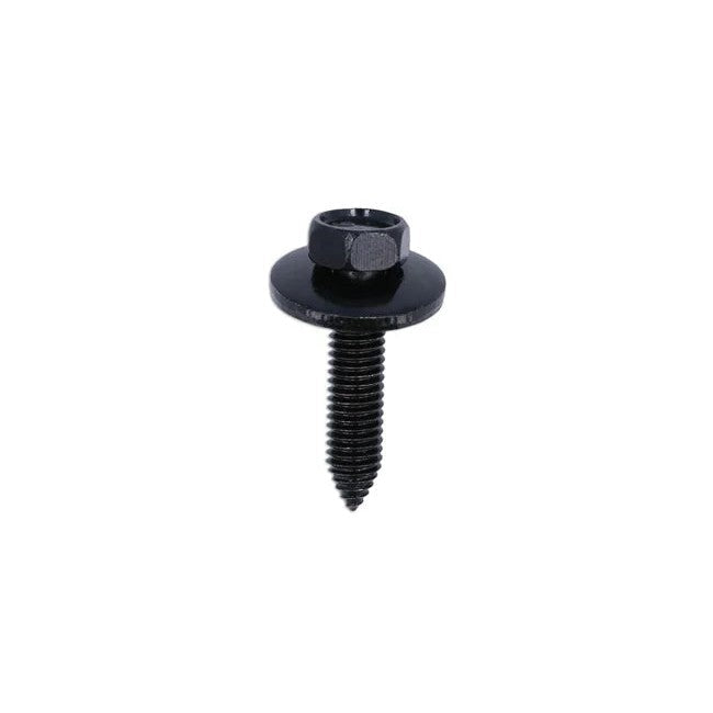 Connect Black Hex-Head Body Screw with Washer - for Vauxhall Opel 5pc - CPL