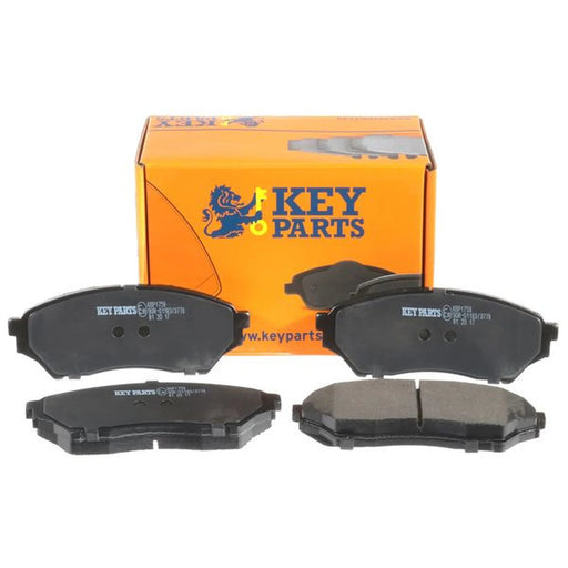 Key Parts 4 x Front Brake Pad Set fits Mitsubishi Pajero Junior I 1995-1998 1.1