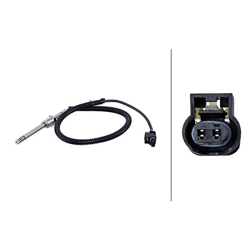 Hella Exhaust Gas Temperature Sensor before soot part fits Mercedes-Benz C-Class