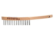 Faithfull Heavy-Duty Scratch Brush, Two Row Faithfull - NN4 Online