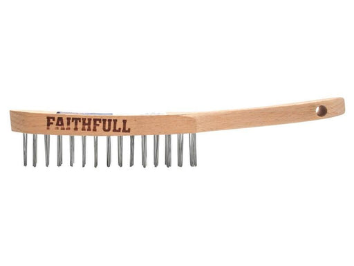 Faithfull Heavy-Duty Scratch Brush, Two Row Faithfull - NN4 Online