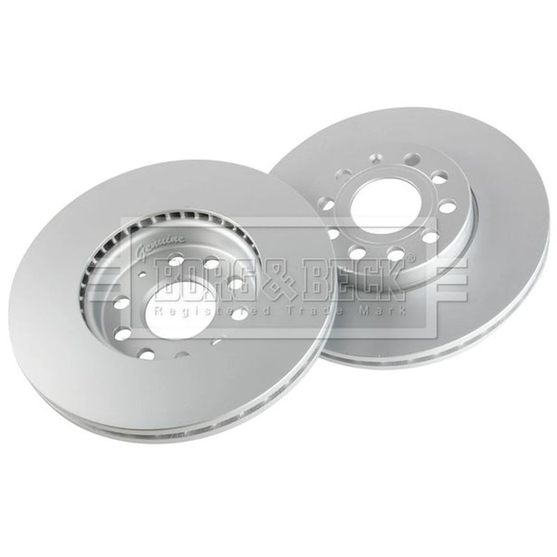 Borg & Beck Front & Rear Brake Discs & Pads fits Seat Altea Xl 2009-2010 1.9