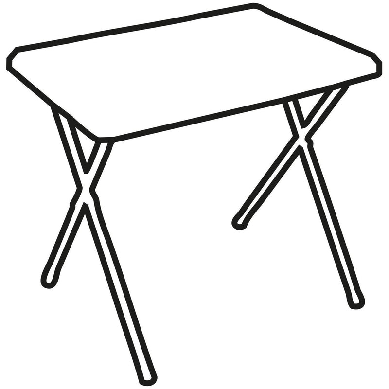 Fleetwood low plastic table in grey F0018G Quest - Dynamic Drive