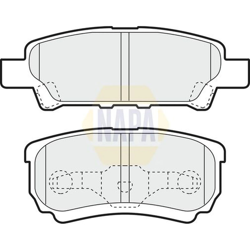 NAPA Rear Brake Pad Set fits Chrysler Sebring 2007-2010 2.0 2.4 2.7
