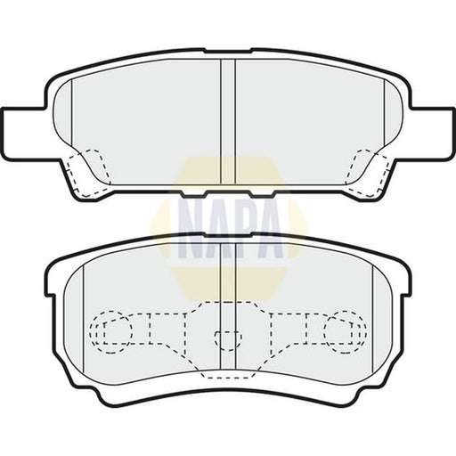 NAPA Rear Brake Pad Set NBP1738