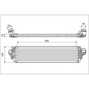 Valeo Intercooler (Charge Air Cooler) 822929
