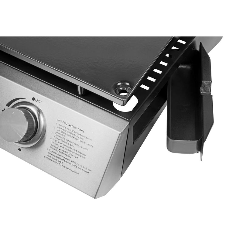 Dellonda 4 Burner 10kW Portable Gas Plancha - Stainless Steel Dellonda - Dynamic Drive