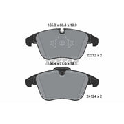 Textar Front Brake Pad Set 2227201