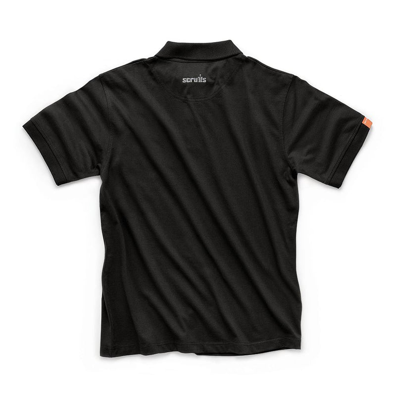 Scruffs Eco Worker Polo Black XS T55458 Scruffs  - Dynamic Drive