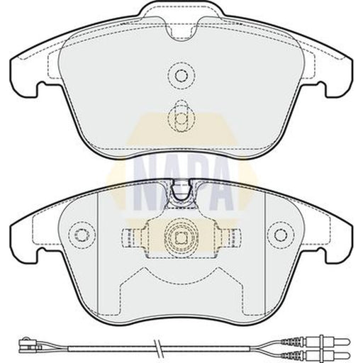 NAPA Front Brake Pad Set NBP1759