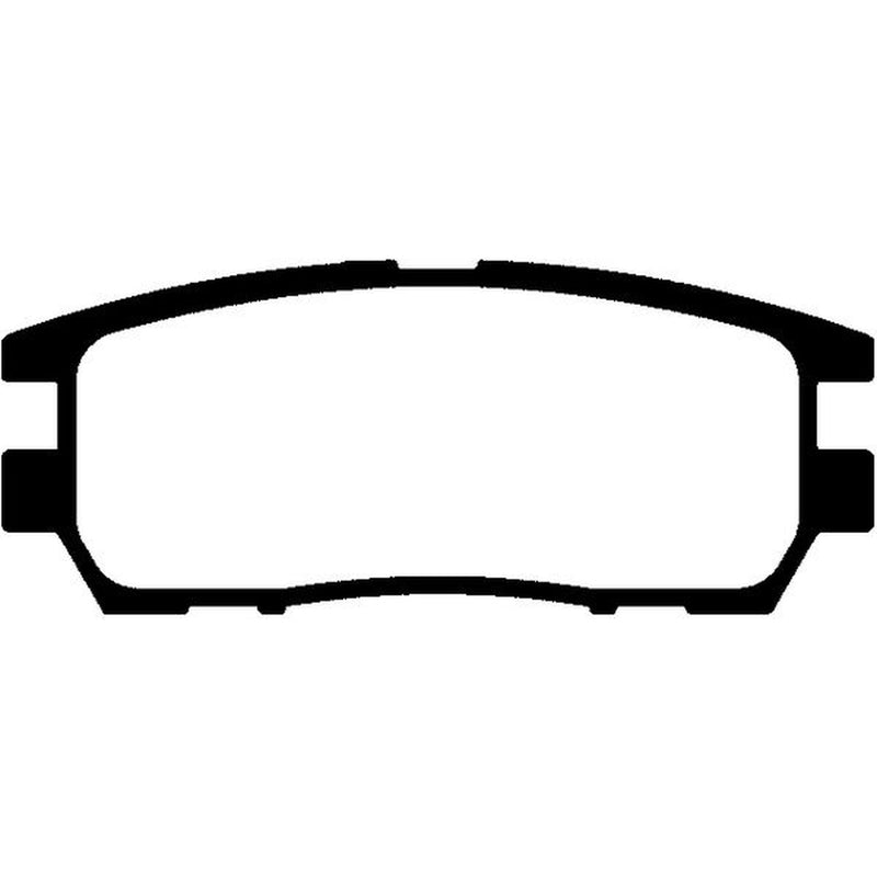 Abtex Rear Brake Pad Set fits Mitsubishi L400 1996-2005