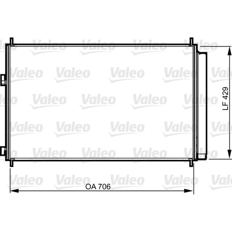 Valeo Air Conditioning Condenser 814204