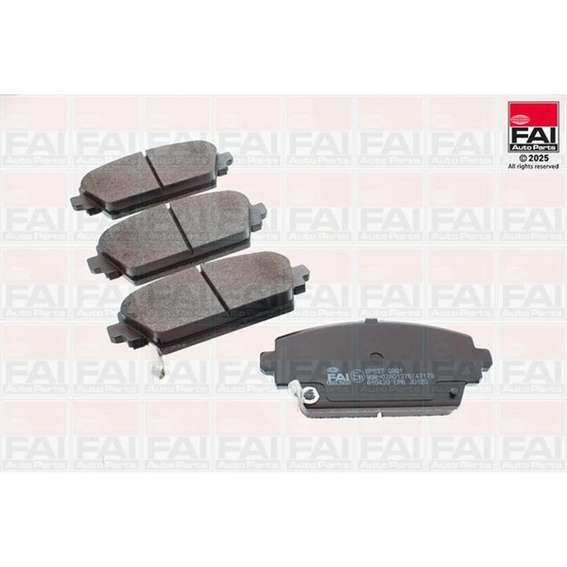 FAI Front Brake Pad Set fits Honda Accord 1999-2002 1.8 2.0 2.3